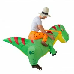 Spooktacular Creations Inflatable Ride-On Dinosaur Costume Animal Costumes