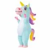 Spooktacular Creations Inflatable Blue Rainbow Unicorn Costume