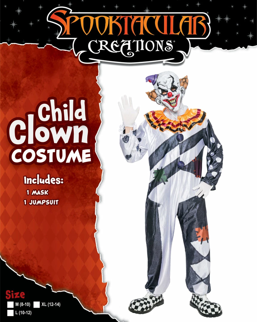 Spooktacular Creations Child Costumes Scary Clown Costume Set Cosplay - Child 4 Spooktacular Creations Child Costumes Scary Clown Costume Set Cosplay - Child