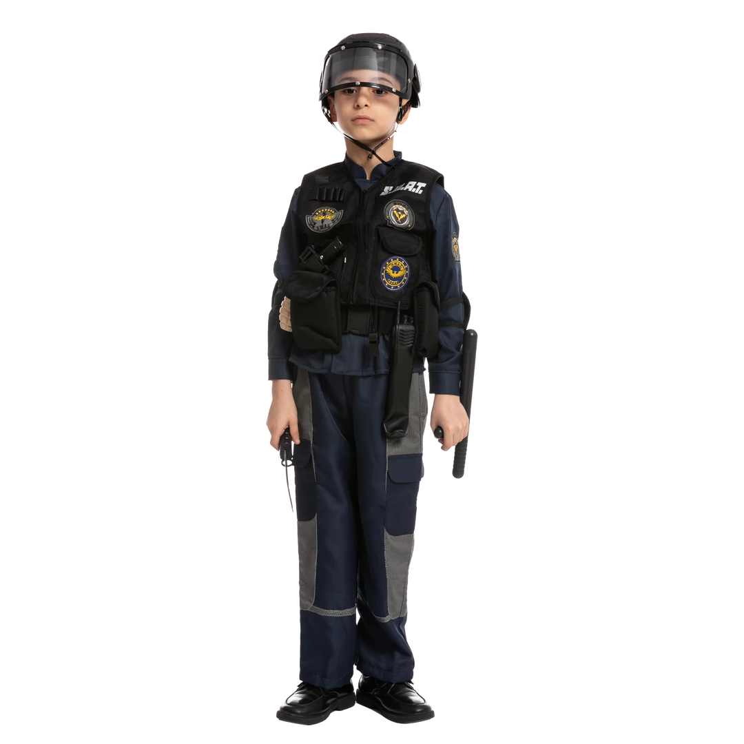 Spooktacular Creations Classic Costumes SWAT Fighter Costume Role Play Cosplay - Child 8 Spooktacular Creations Classic Costumes SWAT Fighter Costume Role Play Cosplay - Child