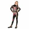 Spooktacular Creations Skeleton/ Day Of The Dead Skeleton Floral Jumpsuit - Child 1 Spooktacular Creations Skeleton/ Day Of The Dead Skeleton Floral Jumpsuit - Child