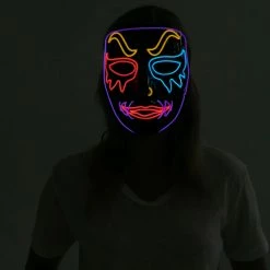 Spooktacular Creations LED Mask Clown Mask Cosplay - Adult Masks