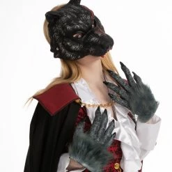 Spooktacular Creations Realistic Werewolf Mask Cosplay Accessories- Adult