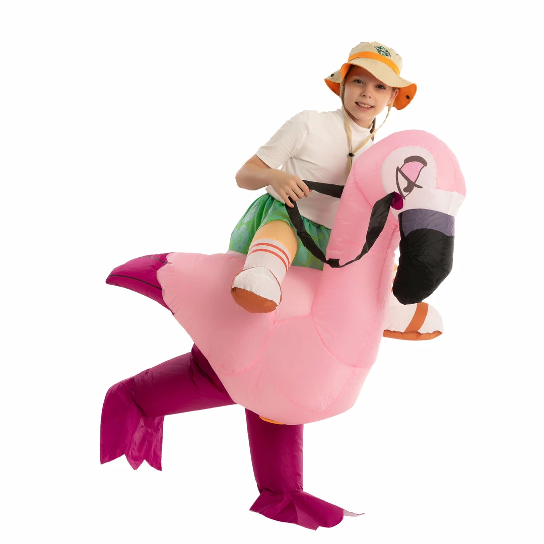 Spooktacular Creations Inflatable Ride-On Flamingo Costume Animal Costumes 5 Spooktacular Creations Inflatable Ride-On Flamingo Costume Animal Costumes