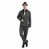 Spooktacular Creations Men Gangster Costume Cosplay- Adult Adult Costumes