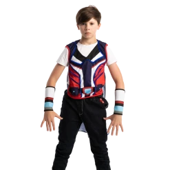Spooktacular Creations LED Waistcoat With Cape And Wristbands - Child Child Costumes