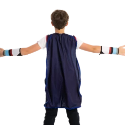 Spooktacular Creations LED Waistcoat With Cape And Wristbands - Child Child Costumes