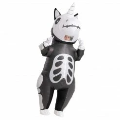 Spooktacular Creations Skeleton Unicorn Full Body Inflatable Costume - Adult
