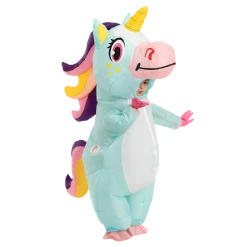 Spooktacular Creations Inflatable Blue Rainbow Unicorn Costume