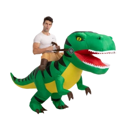 Spooktacular Creations T-Rex Ride-On Inflatable Costume Animal Costumes