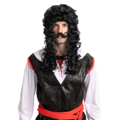 Spooktacular Creations Men Pirate Wig Cosplay - Adult
