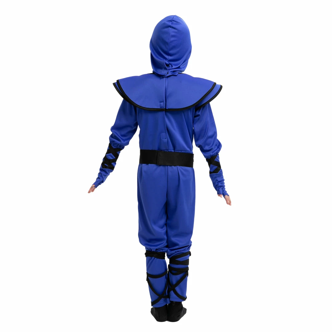 Spooktacular Creations Striking Blue Ninja Costume Cosplay Role Play- Child 5 Spooktacular Creations Striking Blue Ninja Costume Cosplay Role Play- Child