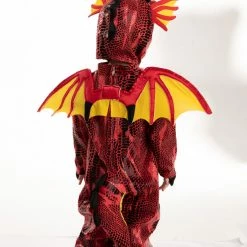 Spooktacular Creations Girls Red Dragon Costume Cosplay - Child
