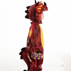 Spooktacular Creations Girls Red Dragon Costume Cosplay - Child