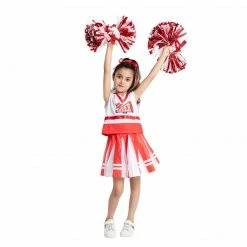 Spooktacular Creations Child Costumes Cheerleading Girl Uniform Outfit For Role Play Cosplay- Child