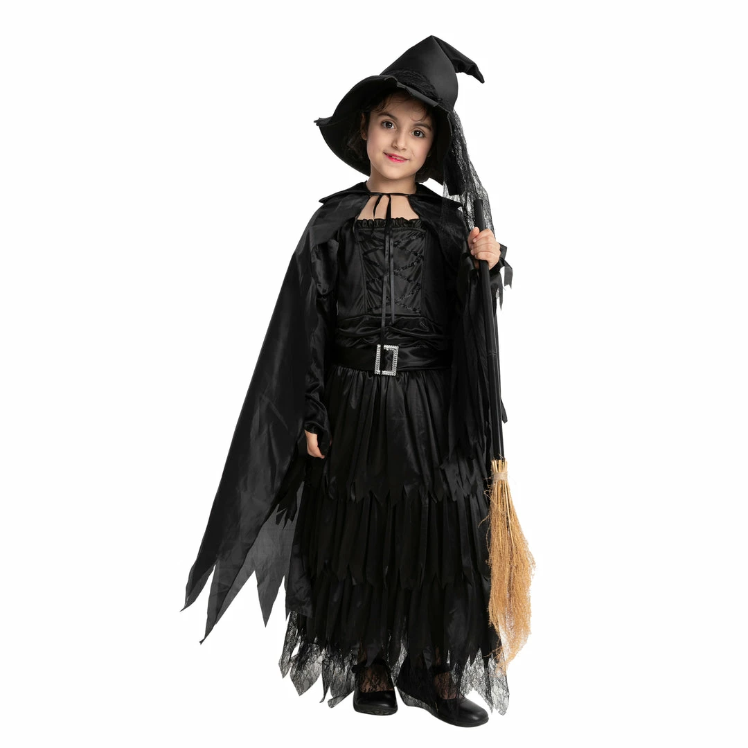 Spooktacular Creations Wicked Witch Costume Cosplay - Child Classic Costumes 4 Spooktacular Creations Wicked Witch Costume Cosplay - Child Classic Costumes