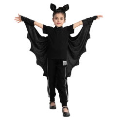 Spooktacular Creations Animal Costumes Girl Vampire Bat Wings Costume Cosplay- Child