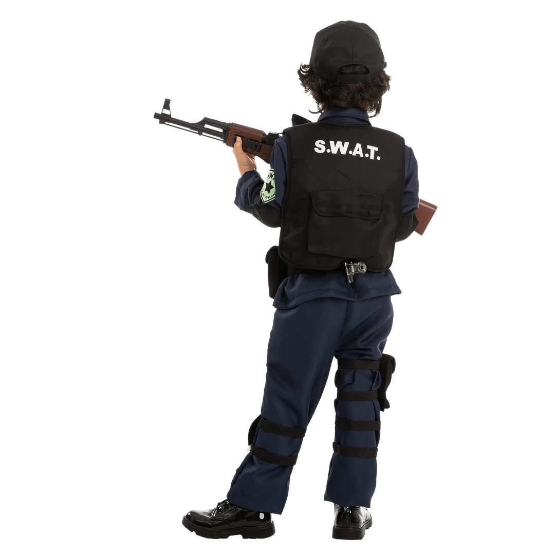 Spooktacular Creations Police SWAT Costume - Child Child Costumes 5 Spooktacular Creations Police SWAT Costume - Child Child Costumes