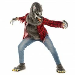 Spooktacular Creations Classic Costumes Grey Werewolf Costume Cosplay - Child