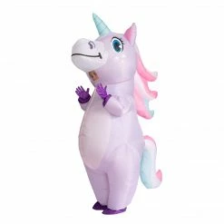 Spooktacular Creations Inflatable Purple Rainbow Unicorn Costume