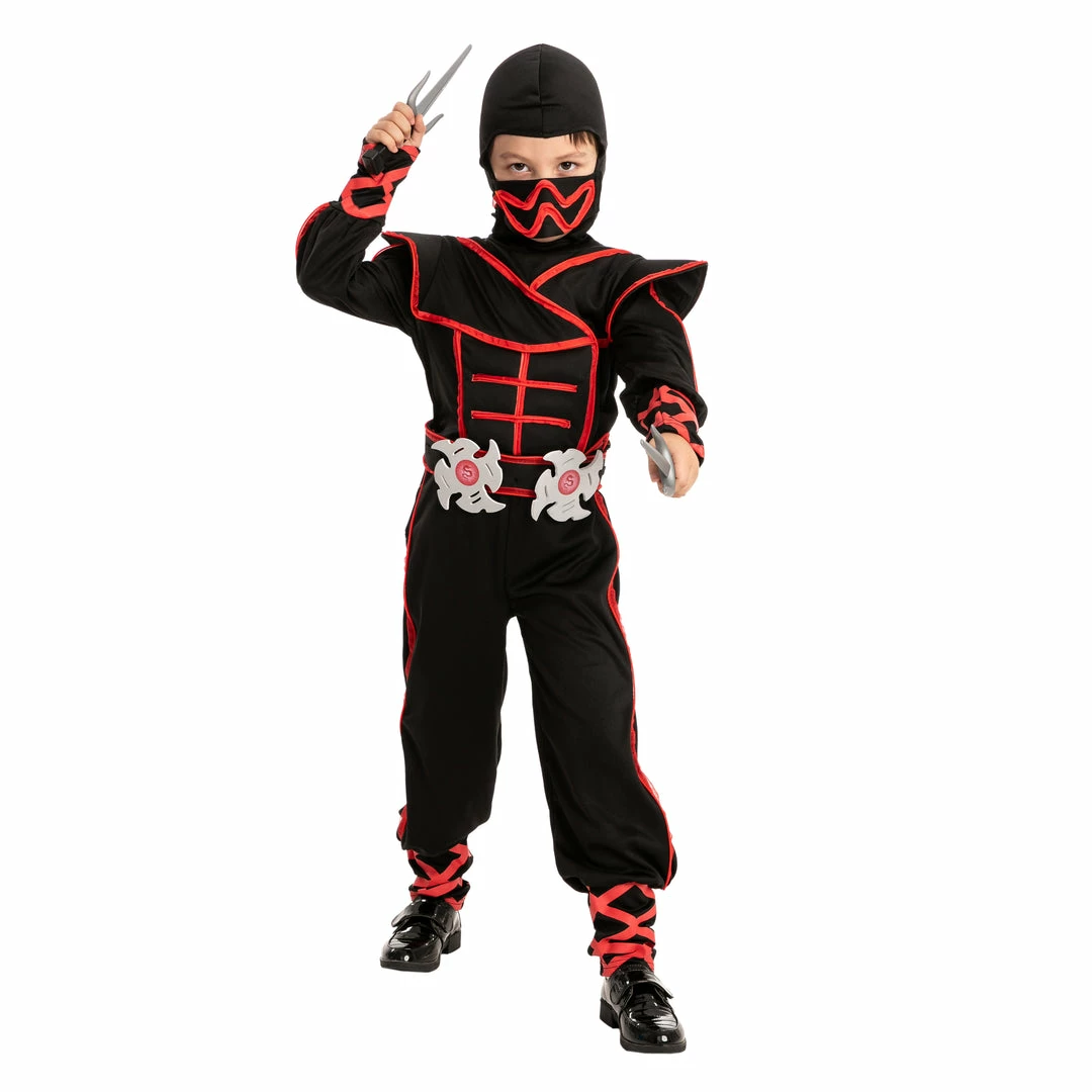 Spooktacular Creations Classic Costumes Spooktacular Creation Glow In The Dark Unisex Red Ninja Light Up Costume 3 Spooktacular Creations Classic Costumes Spooktacular Creation Glow In The Dark Unisex Red Ninja Light Up Costume