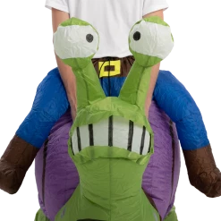 Spooktacular Creations Adult Costumes Gnome Ride-On Snail Inflatable Costume