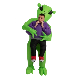 Spooktacular Creations Area 51 Alien Caught Me Full Body Inflatable Costume Adult Costumes