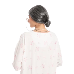 Spooktacular Creations Straight Granny Wig Cosplay Kit Accessories Wigs