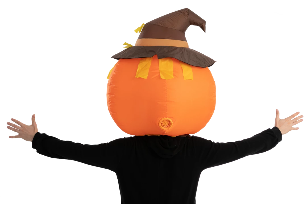 Spooktacular Creations Adult Costumes Pumpkin Bobble Head Inflatable Costume - Adult 6 Spooktacular Creations Adult Costumes Pumpkin Bobble Head Inflatable Costume - Adult