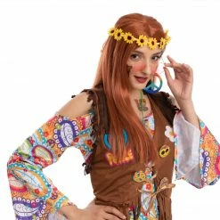 Spooktacular Creations Hippie Wig Set Cosplay Accessaries - Adult