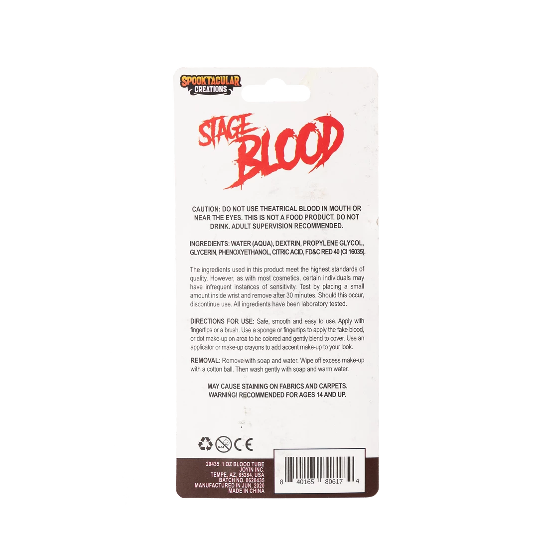 Spooktacular Creations Makeup & Blood 1 Oz Blood Tube Cosplay Makeup 6 Spooktacular Creations Makeup & Blood 1 Oz Blood Tube Cosplay Makeup