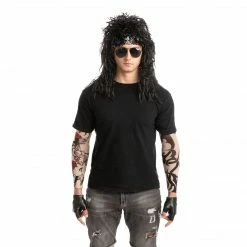 Spooktacular Creations Adult Costumes Rocker Wig Set Role Play Cosplay Kit - Adult