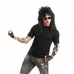 Spooktacular Creations Adult Costumes Rocker Wig Set Role Play Cosplay Kit - Adult