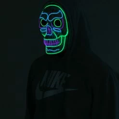 Spooktacular Creations Adult Costumes LED Mask Skull Mask Cosplay- Adult 7 Spooktacular Creations Adult Costumes LED Mask Skull Mask Cosplay- Adult