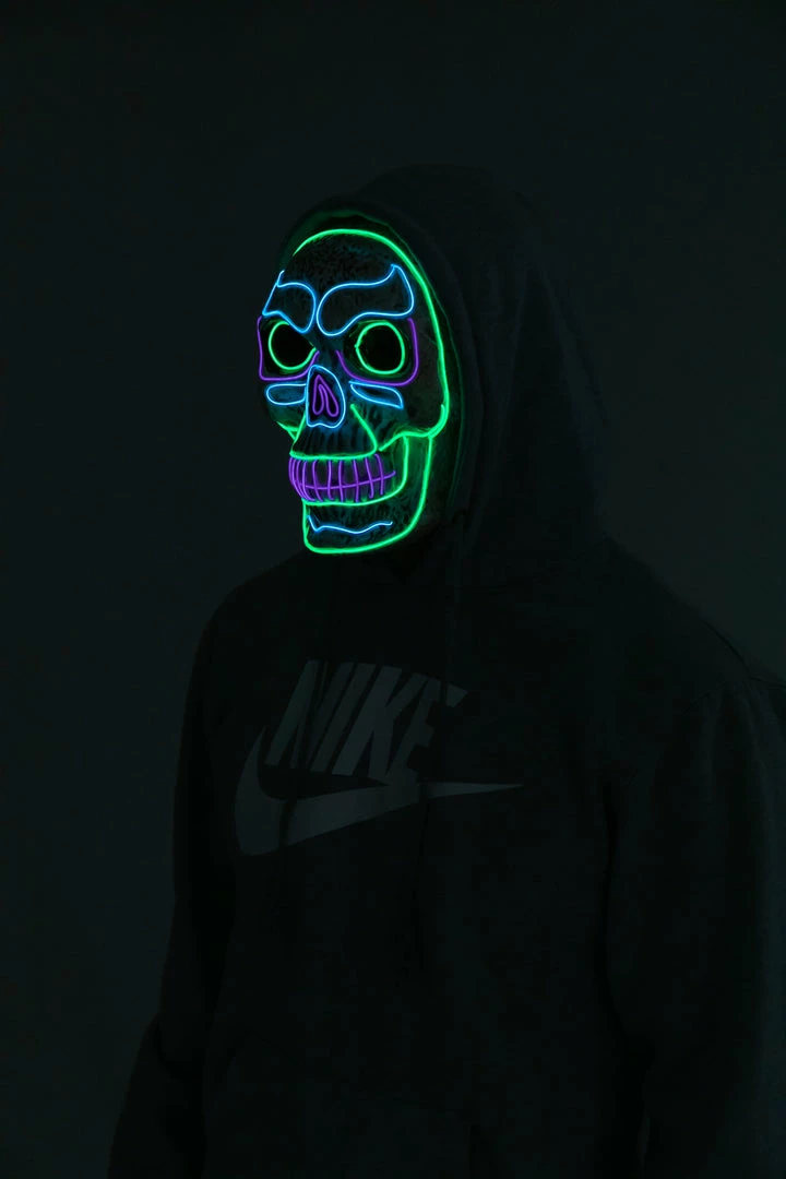 Spooktacular Creations Adult Costumes LED Mask Skull Mask Cosplay- Adult 5 Spooktacular Creations Adult Costumes LED Mask Skull Mask Cosplay- Adult