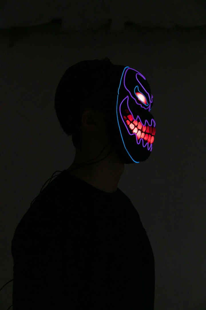 Spooktacular Creations LED Mask Monster Mask Cosplay- Adult Masks 5 Spooktacular Creations LED Mask Monster Mask Cosplay- Adult Masks