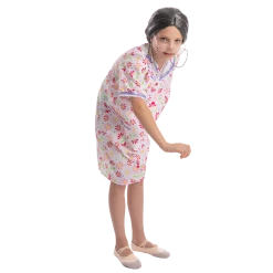 Spooktacular Creations Straight Granny Wig Cosplay Kit Accessories Wigs