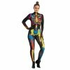 Spooktacular Creations Skin-tight Colorful Skeleton Costume - Adult Skeleton/ Day Of The Dead