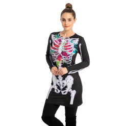 Spooktacular Creations Skeleton/ Day Of The Dead Women Skeleton Dress Costume Cosplay - Adult