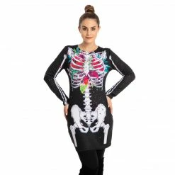 Spooktacular Creations Skeleton/ Day Of The Dead Women Skeleton Dress Costume Cosplay - Adult