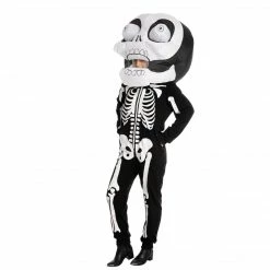 Spooktacular Creations Bobble Head Skeleton Inflatable Costume - Adult