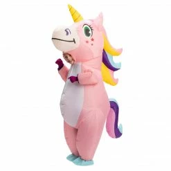 Spooktacular Creations Inflatable Pink Rainbow Unicorn Costume