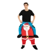Spooktacular Creations Santa Piggyback Costume - Adults Adult Costumes 2 Spooktacular Creations Santa Piggyback Costume - Adults Adult Costumes