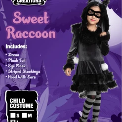 Spooktacular Creations Child Costumes Sweet Raccoon Costume Role Play Cosplay - Child