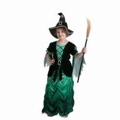 Spooktacular Creations Wicked Green Witch Costume Cosplay - Child