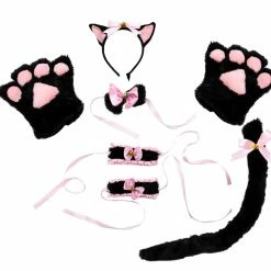 Spooktacular Creations Headwear Pinky Cat Girl Cosplay Accessories