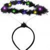 Spooktacular Creations Headwear Black LED Angel Halo Headband