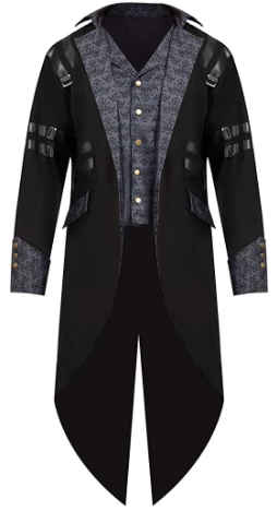 Spooktacular Creations Gothic Steampunk Vintage Tailcoat Victorian Adventurer Costume For Men Cosplay Historical Costumes 4 Spooktacular Creations Gothic Steampunk Vintage Tailcoat Victorian Adventurer Costume For Men Cosplay Historical Costumes