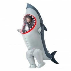 Spooktacular Creations Inflatable Great White Shark Costume - Adult