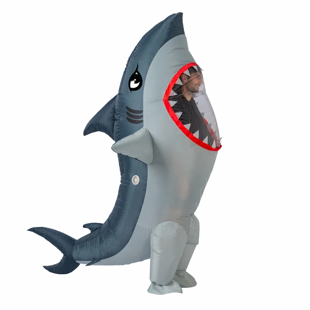 Spooktacular Creations Inflatable Great White Shark Costume - Adult 3 Spooktacular Creations Inflatable Great White Shark Costume - Adult